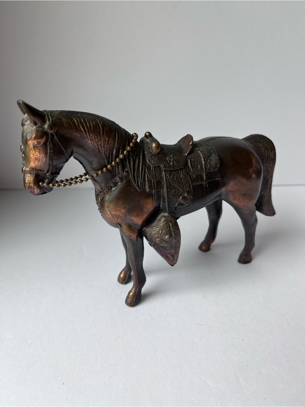 Vintage Metal Copper? Horse Figurine